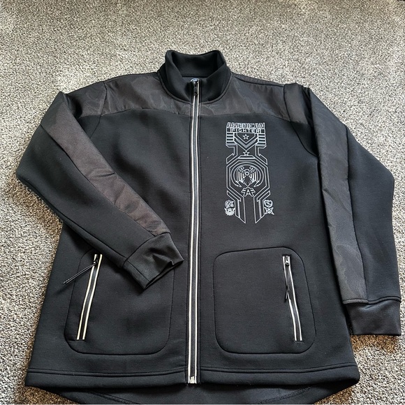 American Fighter Other - American Fighter Black Zip up Graphic Mens Jacket Size Large